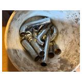 BASKET STRAINERS FOR KITCHEN SINK, TOILET HANDLE, SINK DRAIN EXTENSIONS.