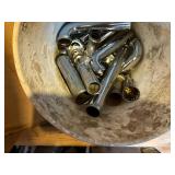 BASKET STRAINERS FOR KITCHEN SINK, TOILET HANDLE, SINK DRAIN EXTENSIONS.