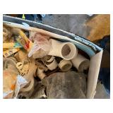 STOOL AND DRAIN PARTS, FITTINGS, CAPS, WIFI THERMOSTAT.