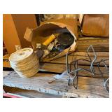 ROPE, OUTLETS, SPEAKERSS, LED LIGHTS, ORGANIZERS, LIGHT SOCKETS.