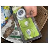 ROPE, OUTLETS, SPEAKERSS, LED LIGHTS, ORGANIZERS, LIGHT SOCKETS.