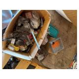RATCHETS, MISC PIP FTTINGS, ELECTRICAL BOX, CIRCUIT BOARD AND MISC SUPPLIES.