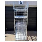 MSRP $2,500 – Metro Enclosed Wire Storage Cart, 5 Adjustable Shelves, Locking Casters w/ Bumpers, 78in Mobile Unit, Heavy Duty Steel Organizer for Warehouse Shop Garage Inventory Storage - Like New