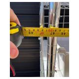 MSRP $2,500 – Metro Enclosed Wire Storage Cart, 5 Adjustable Shelves, Locking Casters w/ Bumpers, 78in Mobile Unit, Heavy Duty Steel Organizer for Warehouse Shop Garage Inventory Storage - Like New