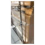 MSRP $1,800 – Metro Super Erecta NSF Cart, 5 Wire Shelves w/ Solid Metal Bottom Shelf, 78in Heavy Duty Rolling Storage Unit w/ Casters, Commercial Organizer for Restaurant Warehouse Garage Shop - Go