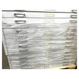 MSRP $12,000 – (3) Mayline / Safco Flat File Storage System, 15 Drawer Oversize Blueprint Map Cabinet Set, Heavy Duty Steel Drafting Files, Smooth Glide Drawers, High Capacity Professional Storage f