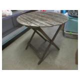 (EW7) Outdoor Wood Folding Table wi...