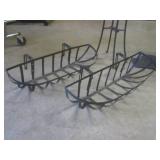 (BSB) 2 Metal Plant Baskets 24' Wid...