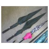 (F-1) 2 Dark Green Umbrellas, Victo...