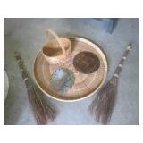 (EW3) 2 - 36' Decorative Brooms, Wo...