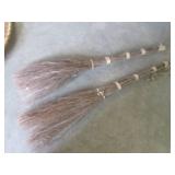 (EW3) 2 - 36' Decorative Brooms, Wo...