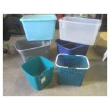 (EW4) 4 Totes 1 with Lid and 2 Othe...