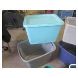 (EW4) 4 Totes 1 with Lid and 2 Othe...