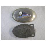 (CNTR) 2 Vintage Belt Buckles...
