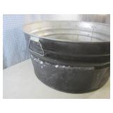 (EC1) Vintage Galvanized Metal Wash...