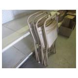 (EW1) Set of 4 Vintage Metal Foldin...