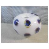 (FS) Hand Blown Glass Vase 9' Wide ...