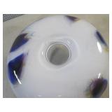 (FS) Hand Blown Glass Vase 9' Wide ...