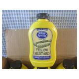 (B-2) 12 Bottles of Yellow Mustard ...