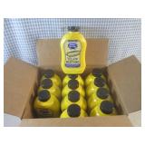 (B-2) 12 Bottles of Yellow Mustard ...