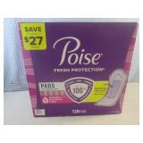 (G-1) Box of 128 Poise Fresh Protec...