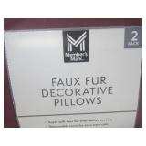 (EW3) 2 - 2-Packs of Faux Fur Decor...