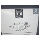 (EW3) 2 - 2-Packs of Faux Fur Decor...