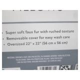 (EW3) 2 - 2-Packs of Faux Fur Decor...