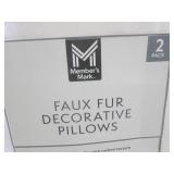 (EW3) 2 - 2-Packs of Faux Fur Decor...