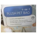 (CS) 3 - 4-In-1 Plush Pet Bags New ...