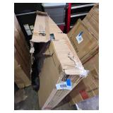 Oversized Padded Zero Gravity Chair, Folding Recliner w/ Headrest, Side Tray, Pink/Taupe