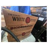 One Box of White Flyer Clay Targets 135 Count