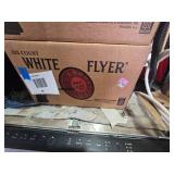 One Box of White Flyer Clay Targets 135 Count