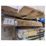 Garvee Handrails for Outdoor Steps, 4-5 Step Handrail, Metal Porch Railing, Black Wrought Iron, 56'x36'