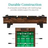 Tabletop Foosball Table, Arcade Table Soccer w/ 2 Balls - 40in