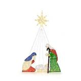 6 Feet Lighted Nativity Scene with 240 LED Lights Retail $133.99