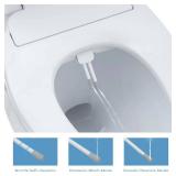 Garvee Senfot Smart Bidet Toilet Seat - Dual Spray Nozzles, Heated Seat, Slow-Close Lid, LED Nightlight, Retail $156.99
