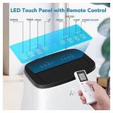 Garvee 15000 BTU Portable AC Unit 3-in-1 Remote Control Fan Dehumidifier 24 Hour Timer Silent Mode Fast Cooling for Room Bedroom Office RV 800 Sq Ft (Box is Open and in Rough Shape we Did Not remove I