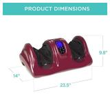 Therapeutic Foot Massager w/ High Intensity Rollers, Remote, 3 Modes
