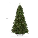 6ft Pre-Decorated Christmas Tree w/ Pinecones