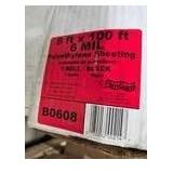 Film Guard Plastic Sheeting 8' x 100', 6 Mil Black