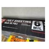6 mil Poly Sheeting 16' x 100' Black