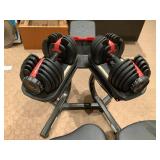 Bowflex Adjustable Dumbell Set & Weight Benches