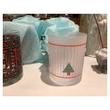 Ceramic Nativity Set & Christmas Votives