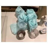 Ceramic Nativity Set & Christmas Votives