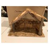 Ceramic Nativity Set & Christmas Votives