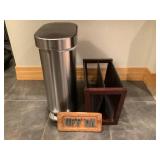 Trash Can, Magazine Rack & UffDa