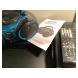 Home Theatre Receiver, Lamp, CD player