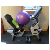 Exercise Bike, Ball & Dumbells