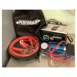 Battery Charger, Cables & Pump